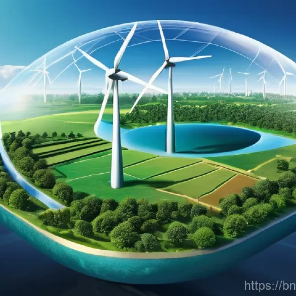 탄소예산의 정책적 효과성과 한계 분석 - **Prompt:** A vibrant, highly detailed depiction of global cooperation towards a sustainable future....