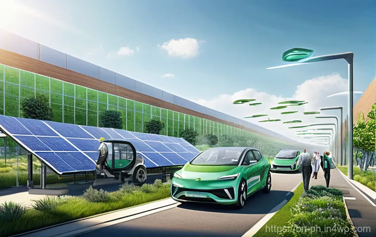 탄소예산의 정책적 효과성과 한계 분석 - **Prompt:** A vibrant, highly detailed depiction of global cooperation towards a sustainable future....