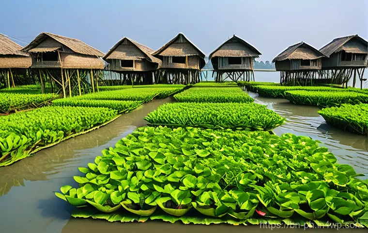 탄소예산 정책의 성과 평가 및 개선 방안 - Image Prompt 1: Climate-Resilient Bangladeshi Village**